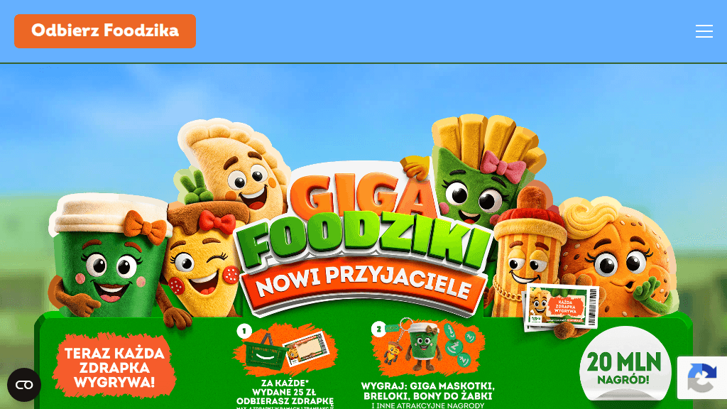 Plakat promocyjny loterii Kup produkty Żabka, odbierz Zdrapkę i wygraj nagrodę – szczegóły i nagrody w Żabka