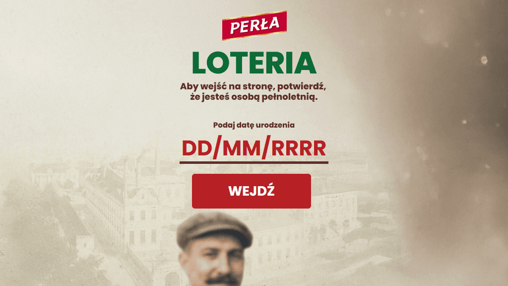 Plakat promocyjny loterii Kup produkt Perła Chmielowa w sklepie promocyjnym – szczegóły i nagrody w Dowolny Sklep