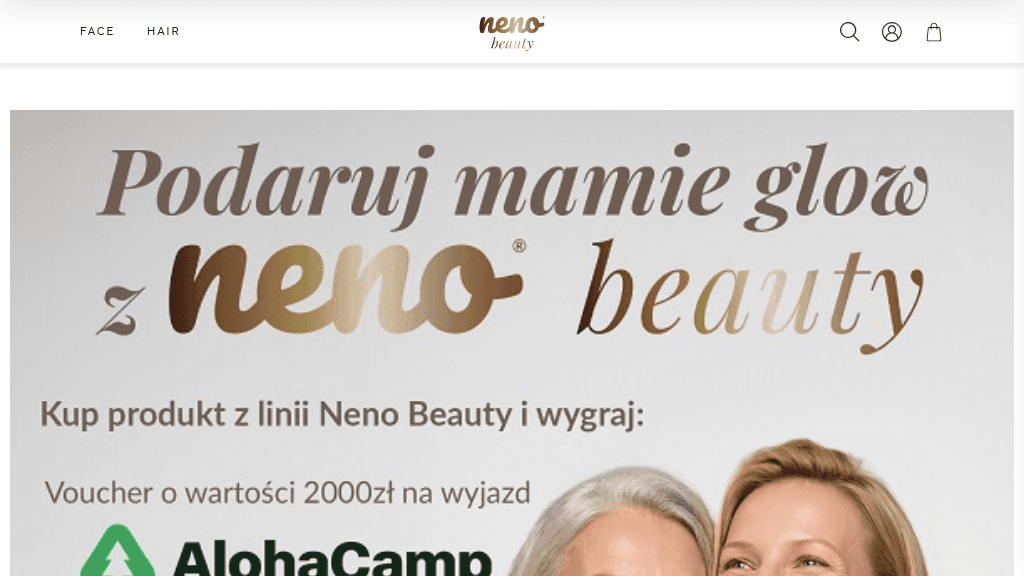 Plakat promocyjny loterii Kup urządzenie Neno Beauty u Partnerów i opisz wymarzony weekend – szczegóły i nagrody w Terg