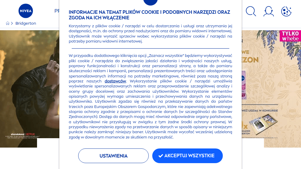 Plakat promocyjny loterii Kup pomadkę Nivea w Hebe i odpowiedz na pytanie konkursowe – szczegóły i nagrody w Hebe