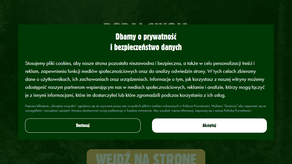 Plakat promocyjny loterii Kup dwa piwa Żubr w wymienionej sieci i zagraj. – szczegóły i nagrody w Alcapone