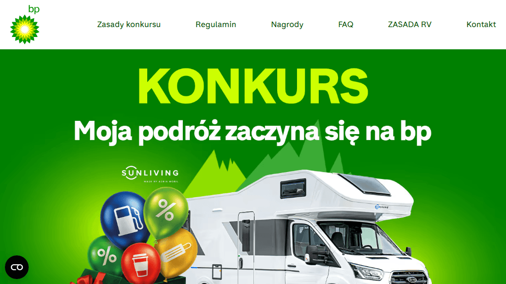 Plakat promocyjny loterii Zrób trzy zakupy na BP z BPme i wyślij zadanie. – szczegóły i nagrody w BP