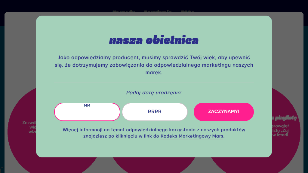 Plakat promocyjny loterii Kup Orbit, Refreshers, Airwaves lub Hubba Bubba za min. 4,89 zł. – szczegóły i nagrody w Dowolny Sklep