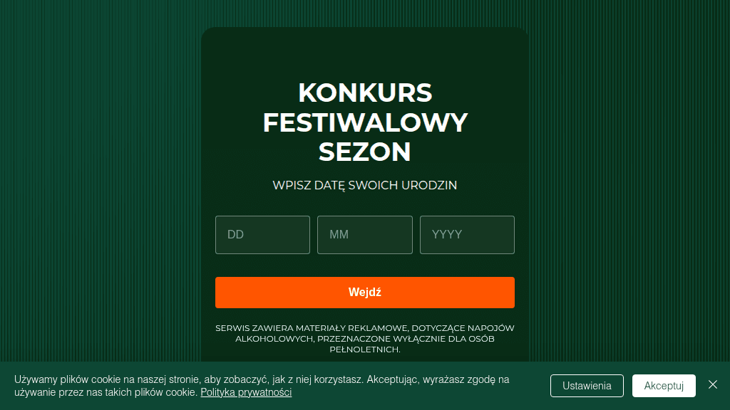 Plakat promocyjny loterii W Kauflandzie kup Jägermeister i opisz epicki festiwalowy moment. – szczegóły i nagrody w Kaufland